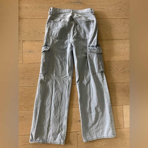 AGOLDE Minka Denim Cargo Jeans pants  Size 28 - Picture 16 of 16